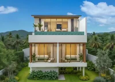 2STOREY VILLA SEA VIEW FOR SALE IN BOPHUT, KOH SAMUI