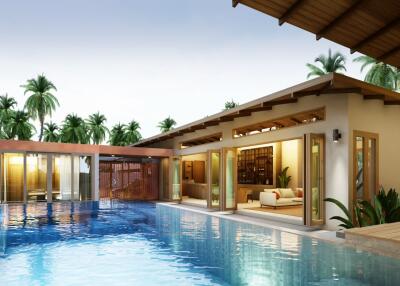 Modern villa with pool