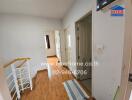 interior hallway in a house with wooden flooring