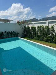 New two-level villa with a swimming pool and furnishings in Bang Tao, Phuket, Thailand