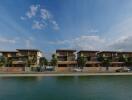 Waterfront modern residential complex