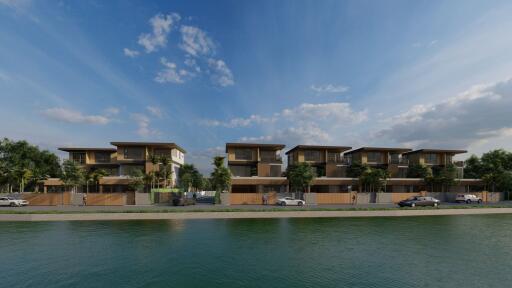 Waterfront modern residential complex