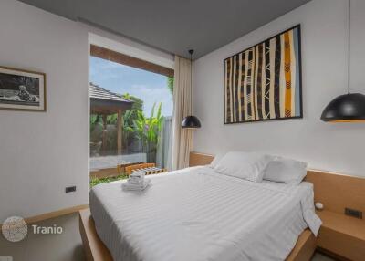 Furnished villa with a garden, a swimming pool and services, Layan, Phuket, Thailand