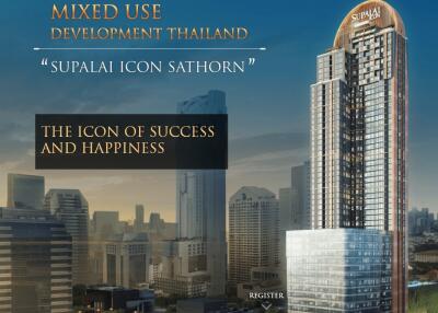 High-rise mixed use development in Thailand - Supalai Icon Sathorn