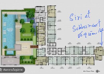 Floor plan layout of a building