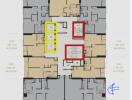 floor plan of an apartment building