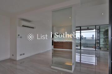 Spacious and modern main living area with large windows