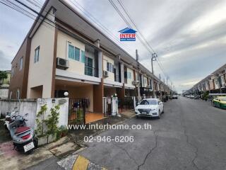 Exterior view of residential buildings