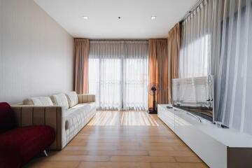 Modern living room with natural light