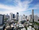 Skyline view of city buildings