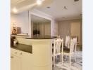 Modern Kitchen With Dining Space