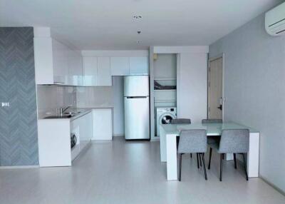 Modern kitchen and dining area