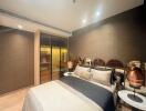 Modern bedroom with luxurious design