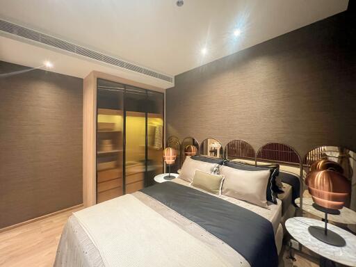 Modern bedroom with luxurious design