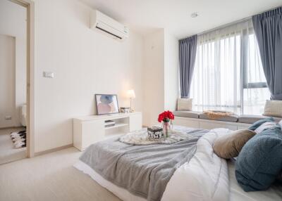 Cozy and well-decorated bedroom with natural light