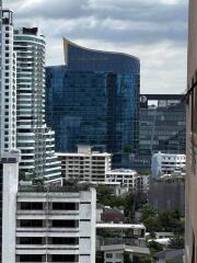 View of modern city buildings