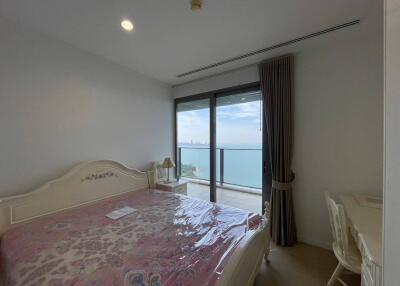 Bedroom with ocean view