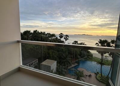 Balcony with scenic ocean view