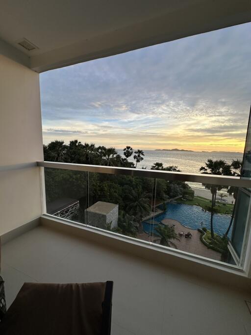 Balcony with scenic ocean view