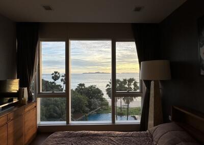 Bedroom with ocean view