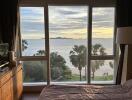 Bedroom with sea view