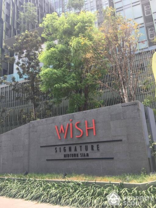 1-BR Condo at Wish Signature Midtown Siam near BTS Ratchathewi