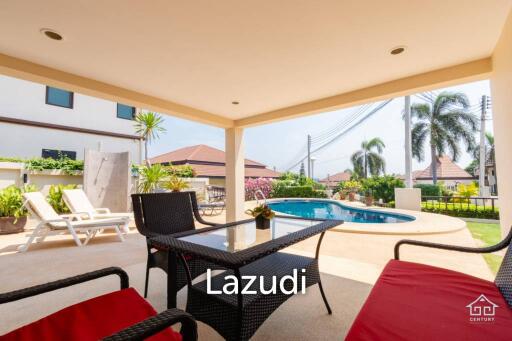 HUA HIN HORIZON : WELL DESIGNED + NEAR TOWN 5 BED POOL VILLA