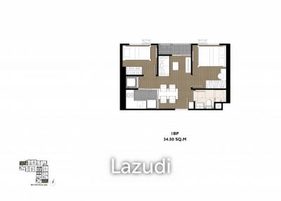 1 Bed Plus 34.50 SQM, The Privacy Taopoon Interchange