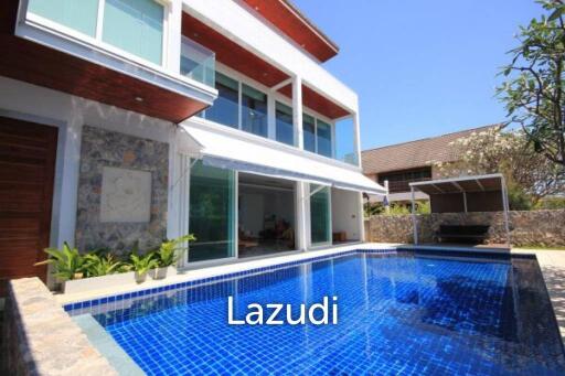 High quality newly built Beachfront 3 story 3 Bed pool villa