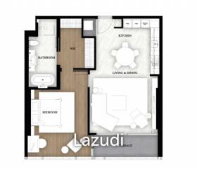 1 bed 86.07 SQM, Sindhorn Tonson