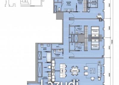 3 bed 221.71 SQM, The Ritz-Carlton Residences