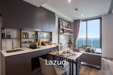 1 Bed 1 Bath 34.15 SQ.M Andromeda Condominium Pattaya