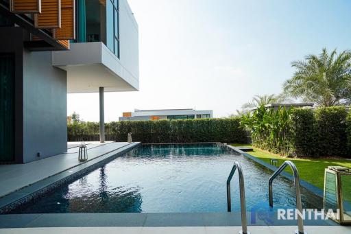 Luxury  house in a modern style on a hillside of Pattaya