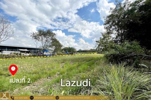 17 Rai Land for sale on the main road location.