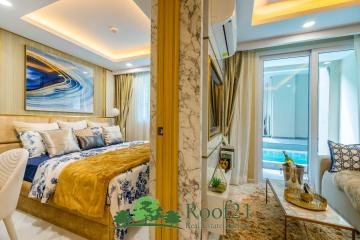 Hot sale! Luxury decorated 1 Bedroom Pool view near Jomtien Beach /P-0032D