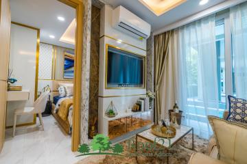 Hot sale! Luxury decorated 1 Bedroom Pool view near Jomtien Beach /P-0032D