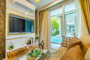 Hot sale! Luxury decorated 1 Bedroom Pool view near Jomtien Beach /P-0032D