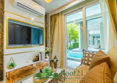 Hot sale! Luxury decorated 1 Bedroom Pool view near Jomtien Beach /P-0032D