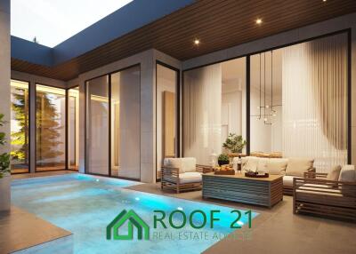 ขาย Brand New Modern Luxury Pool Villa 3 ห้องนอน 4 ห้องน้ำ 298 ตรม ชัยพฤกษ์ พัทยา / OP-0014T