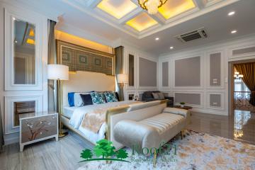 Brand New Pool Villa 5 bedroom, fully furnished Near the beach For Sale, Pattaya  OP-0010Y 5BR