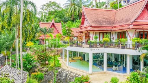 บ้านสไตล์ทรงไทย วิวทะเล ในป่าตอง