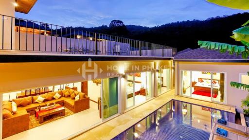 Contemporary 5-Bed Pool Villa in Nai Harn