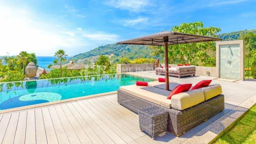 Stunning 7-Bed Thai-style Sea View Villa in Kalim