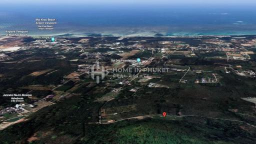 6.25 Rai Land with Sea View near Airport