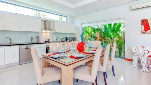 Standalone Modern 4-Bed Pool Villa in Nai Harn