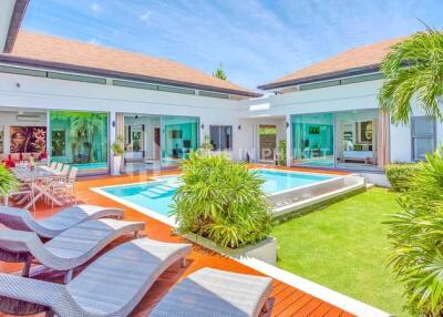 Standalone Modern 4-Bed Pool Villa in Nai Harn