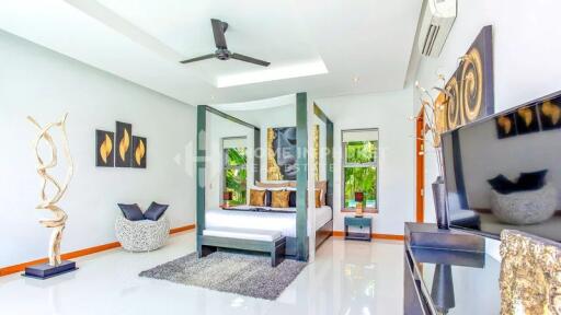 Standalone Modern 4-Bed Pool Villa in Nai Harn