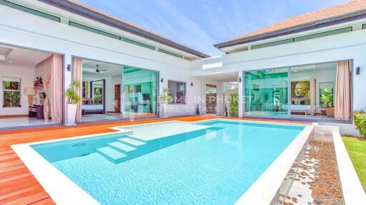 Standalone Modern 4-Bed Pool Villa in Nai Harn