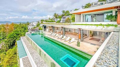 Magnificent 11-Bed Sea View Villa in Surin