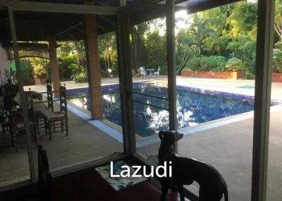Two story detached house set on 1 Rai of land with private pool